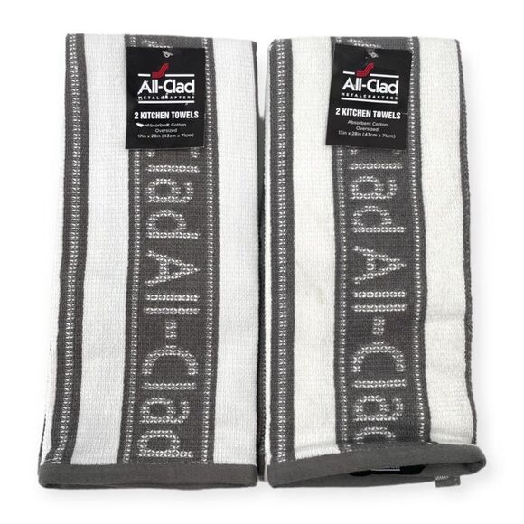 All Clad Oversized Kitchen Towels NWT - Picture 1 of 5